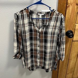 Maurices dress shirt blouse. Size Large